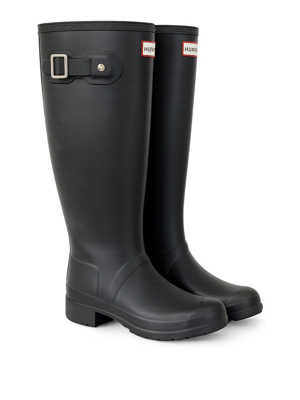 Hunter Original Tall Matte Black Rain Boots Women’s US 7 Wellington Boots
